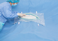 Tek Kullanımlık Cerrahi Laparoskopi Paketi SMS Sterilize Örtü Seti Seti Yağa Dayanıklı