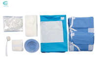 Tek Kullanımlık Cerrahi Kardiyovasküler Paket Seti Güçlendirilmiş Önlük ile Sterilize Örtü Seti