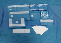 Kalça Prosedürü Paketi SMS Kumaşı Steril Yeşil Cerrahi paketi Temel Laminasyon Hasta tek kullanımlık cerrahi paketi