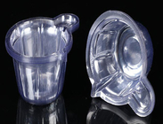 Tek Kullanımlık İdrar Kabı Plastik Numune Toplama PE Malzeme Şeffaf