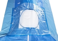 45gsm Mavi Cerrahi Steril Örtüler 120 * 150cm Tek Kullanımlık Tıbbi Koruma