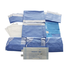 Bireysel Paket Tarzı Tek kullanımlık Cerrahi Perdeler Solunumlu Mavi Paket
