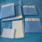 Anti-statik malzeme ile mavi tek kullanımlık cerrahi elbise XXL boyutu