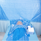 Mavi Güçlendirilmiş Yapışkan Kesme Alanı ile Tek kullanımlık Cerrahi Perdeler
