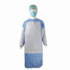 Doktor için güçlendirilmiş SMS Tek kullanımlık ameliyat elbisesi