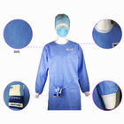 Geçirimsiz Tek Kullanımlık Cerrahi Önlük Sms Koruyucu Giysi Örme Manşet Kol Standart