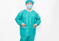 Yumuşak SMS Tek Kullanımlık Hasta Elbisesi Hemşire Takımları Doktor Pantolonlu Takım Elbiseleri