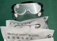 EN 13795 Koruyucu Tıbbi Güvenlik Gözlükleri PET Tek Kullanımlık İzolasyon Gözlükleri