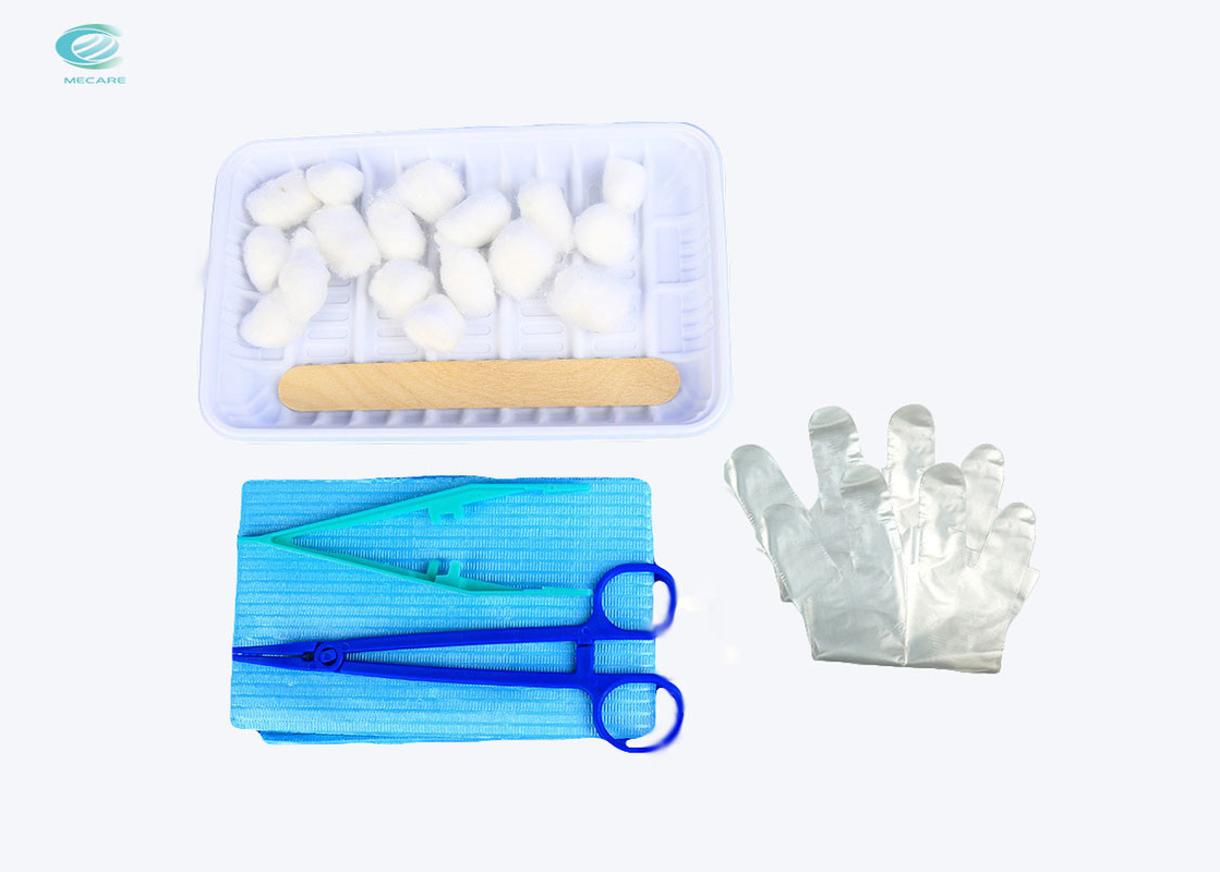 Tıbbi Tek Kullanımlık Sterilize Diş Muayene Seti Paketi Cerrahi Alet Seti