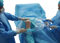 Diz Artroskopisi Prosedür Paketi SMS Kumaş Steril Yeşil Temel Paket Laminasyon Hasta Tek Kullanımlık Cerrahi Paket