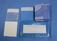 Kardiyovasküler Prosedür Paketi SMS Kumaş Steril Yeşil Cerrahi Temel Laminasyon Hasta tek kullanımlık cerrahi paket