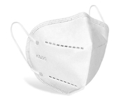 Tek Kullanımlık Beş Katmanlı KN95 Yüz Maskesi Anti Toz Damla Önleyici %95 Filtrasyon Yetişkin