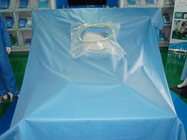 Tek Kullanımlık Cerrahi Sezaryen örtüsü mavi renk 200*300cm