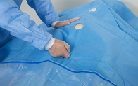 Tıbbi Tek Kullanımlık Steril Prosedür Paketleri Cerrahi Anjiyografi Kitleri 210*300cm