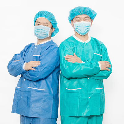 Tek kullanımlık dokunulmaz giysi ve pantolon hastane hemşire doktor takım elbise iki parça takım tişört ve pantolon