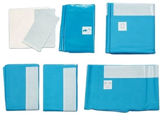 Steril ameliyat alt ekstremite ve kalça paket prosedürü perdeler seti