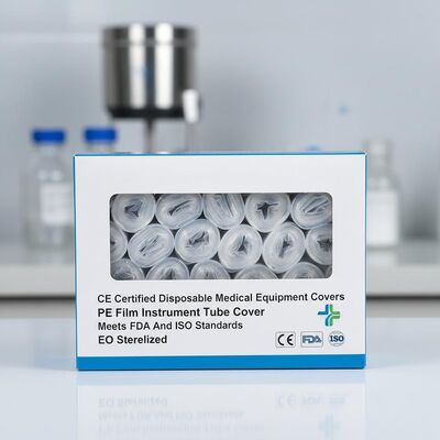 CE Sertifikalı Tek Kullanımlık Tıbbi Ekipman Örtüleri PE Film Enstrüman Tüp Kılıfı FDA ve ISO Standartlarını Karşılar EO Sterilize Edilmiştir