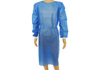 Mavi Tek Kullanımlık Cerrahi Önlük SMS Non Woven İzolasyon Elbisesi Steril, 20- 45g