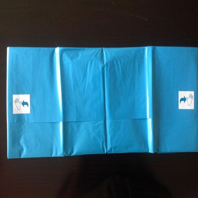 Dikiş delikleri olmayan, 3 yıllık raf ömrü olan ve steril koruma için kritik bölgelerde güçlendirilmiş emici bir kez kullanılabilir cerrahi paketler